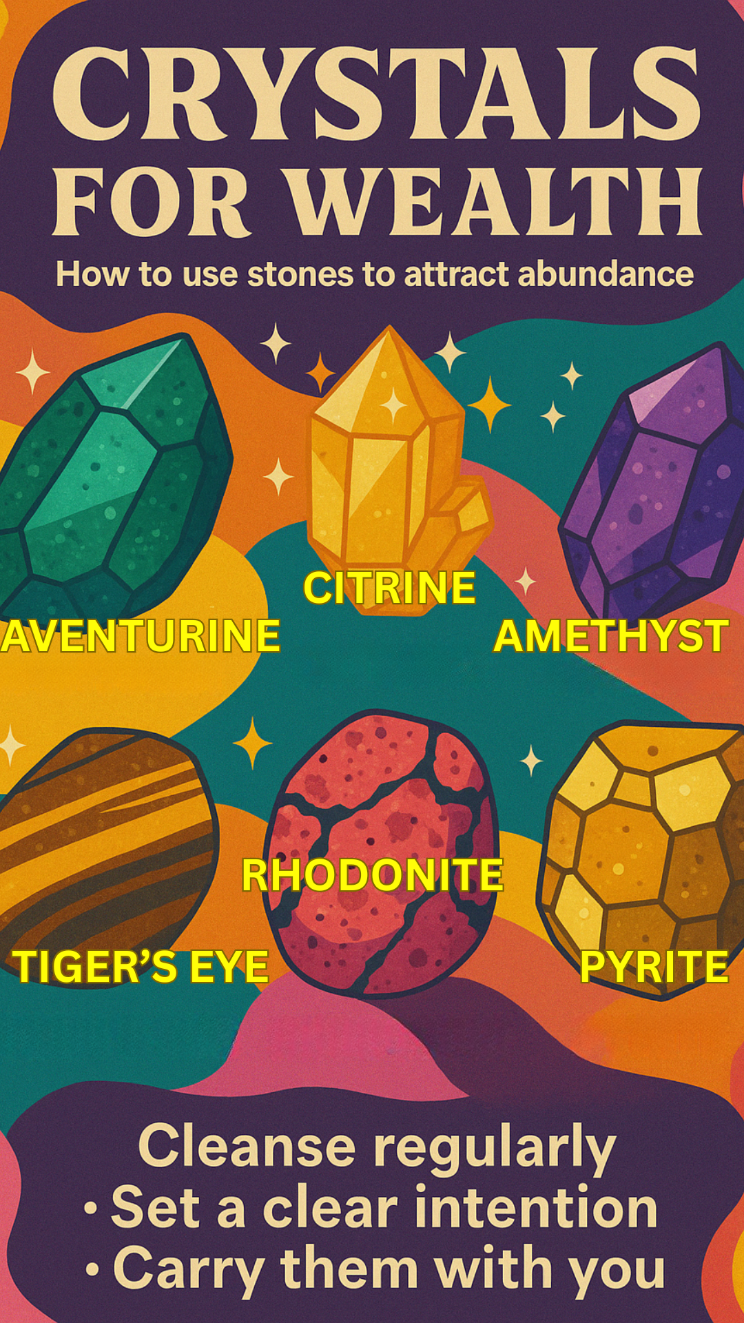 How to use stones to attract abundance