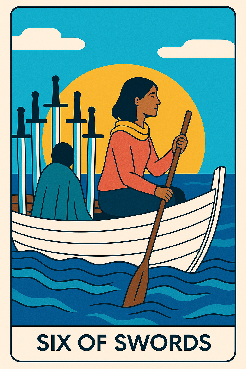 The 6 of Swords and the Grace of Leaving