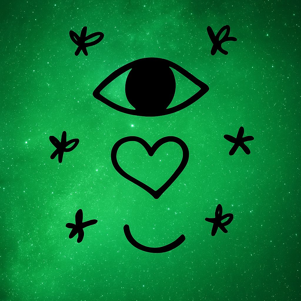 Self-Love: Light Code sigil by Rainbow Lioness
