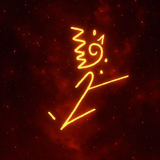  Dispel Fear: Light Code Sigil by Rainbow Lioness