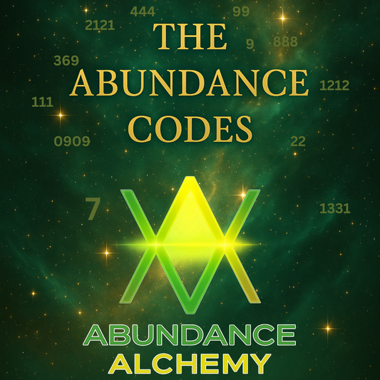 Digital oracle reading with abundance codes for manifestation